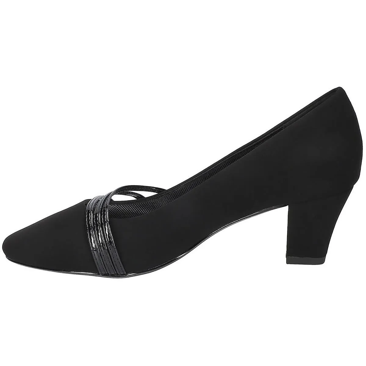 Easy Street Womens Cristiny Slip-On Strappy Pumps