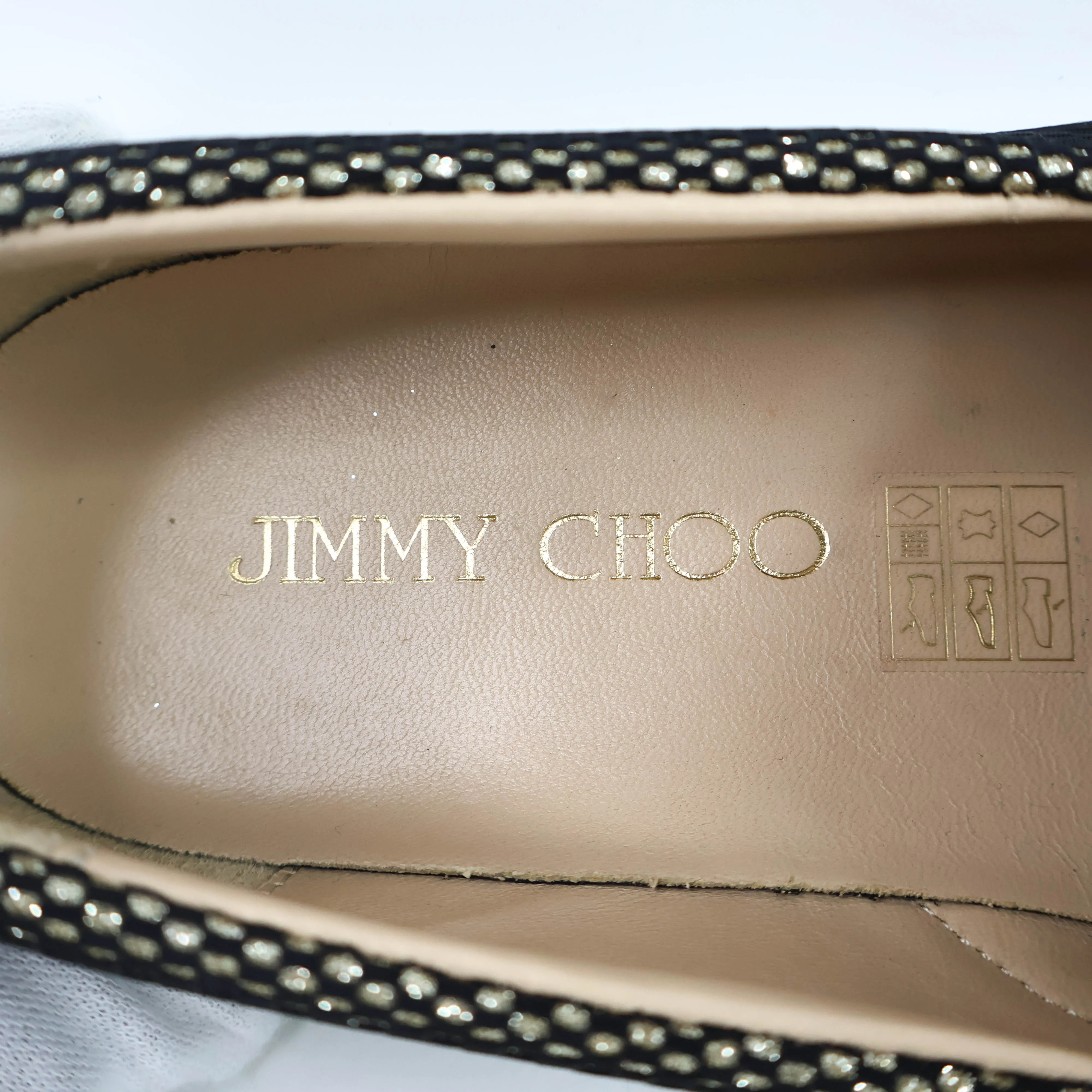 Jimmy Choo Sneakers Slip-On Black 40.5