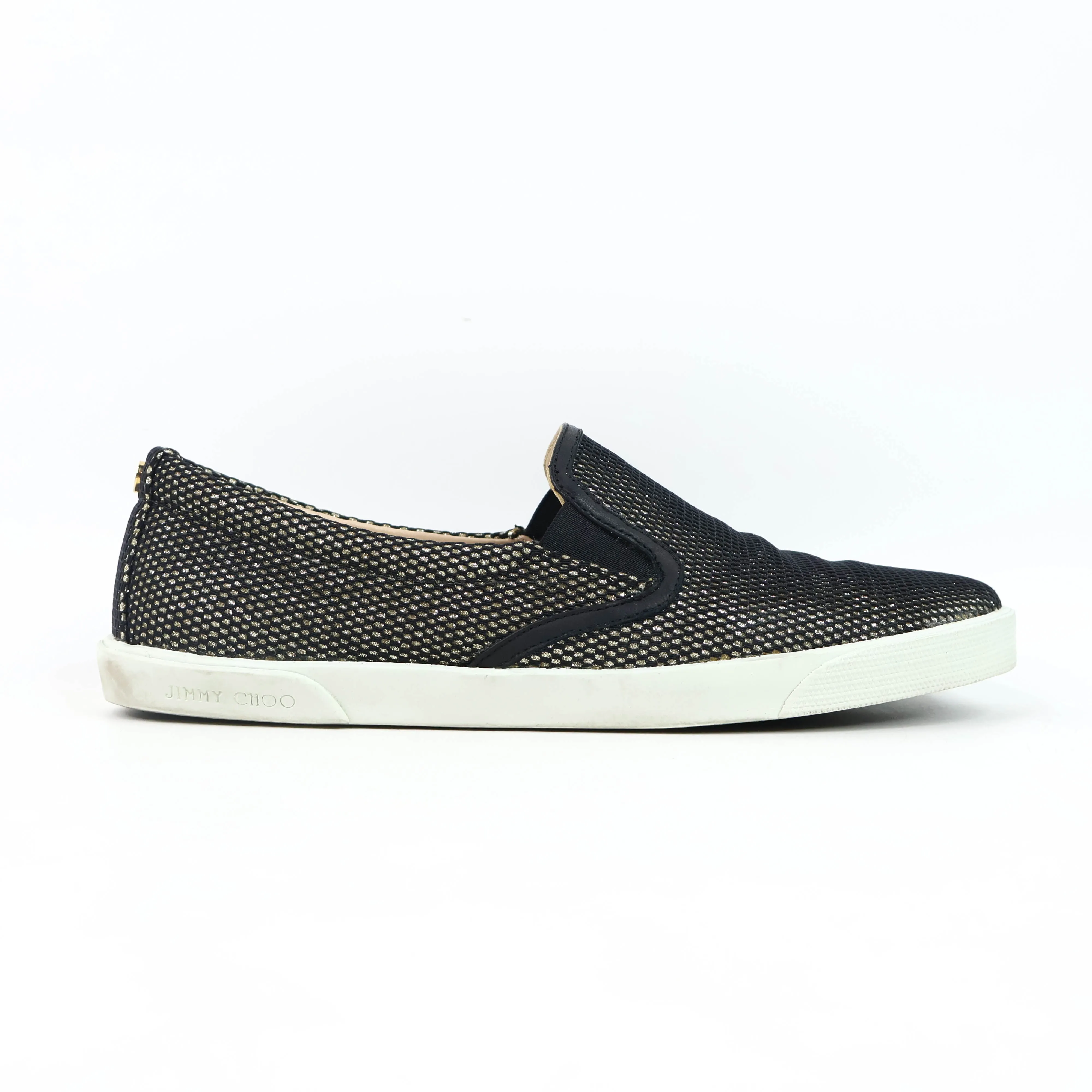 Jimmy Choo Sneakers Slip-On Black 40.5