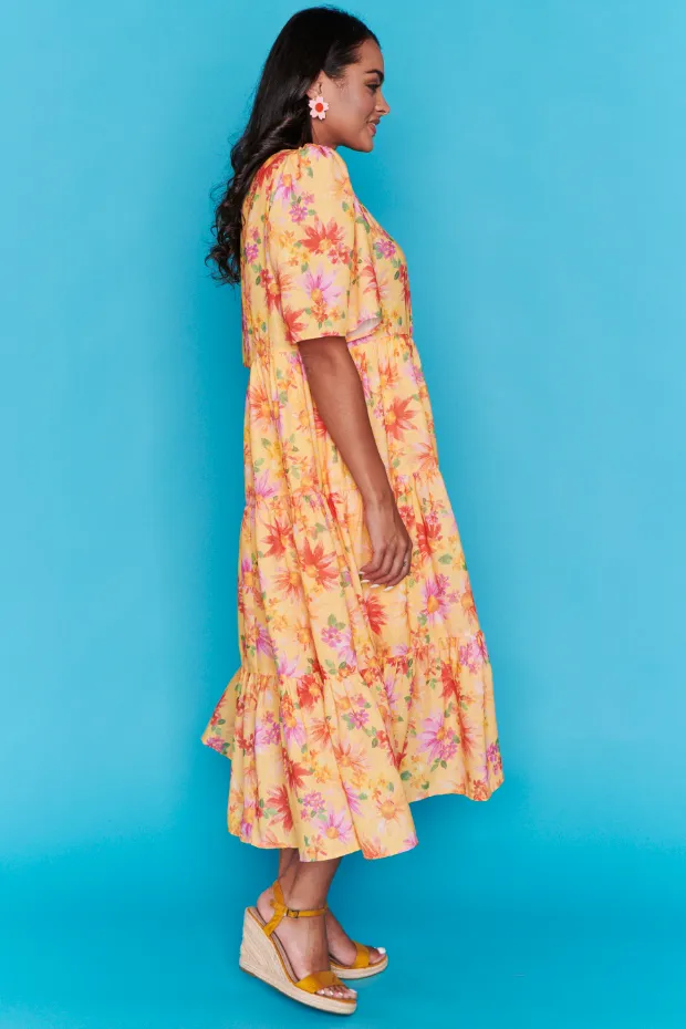 Saturn Sunflower Haze Dress