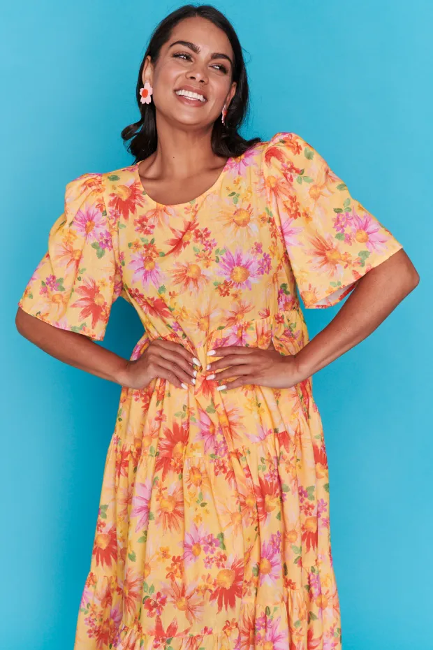 Saturn Sunflower Haze Dress
